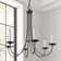 Simple Sweep 6-Light Candle Style Classic/Traditional Chandelier
