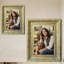 Cadre photo douillet de forme rectangulaire 1 pi 11 po x 14 po or antique antique