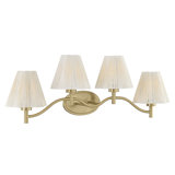 Rosa 2-Light Bathroom Vanity Light in Noble Brass by Breegan Jane