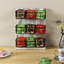 MyGift Metal And Wood Tea Box