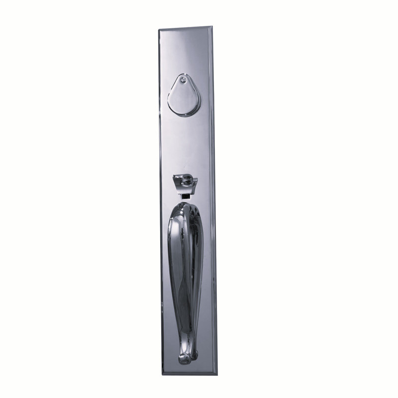 Handle With Lever And Deadbolt, Right, Chrome
