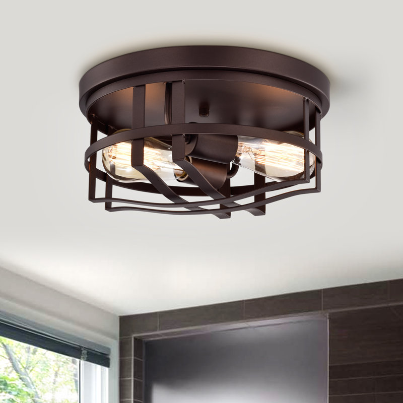 Plafonnier encastré 11,75 po 2 lumières Minkler