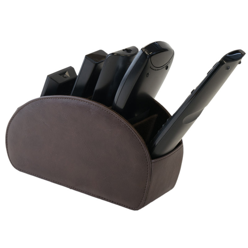Honey-Mae Remote Control Holder, Brown