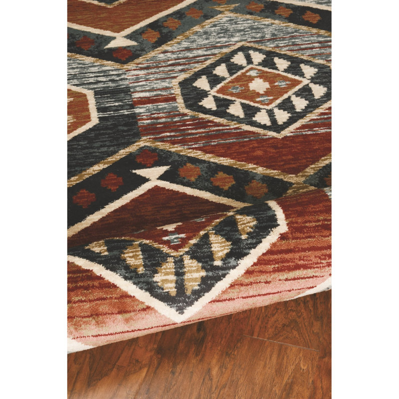Theresa Geometric Indoor Rug, Round 7'10"