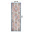 Tapis oriental orange / bleu / crème Beverly-421736417