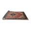 Tapis brun à motif oriental-812136790