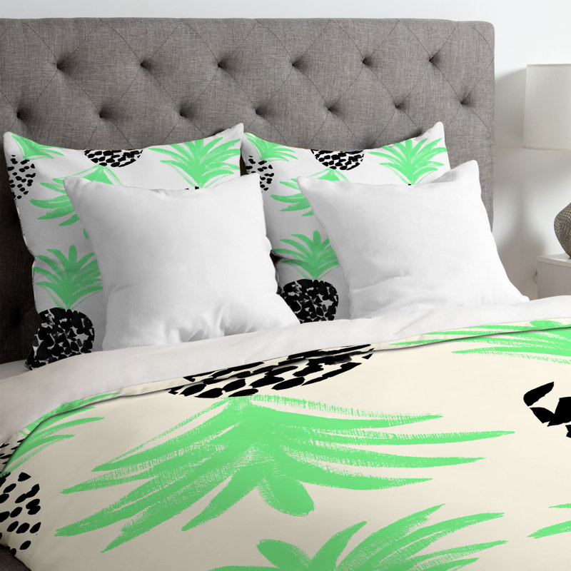 Housse de couette Pineapples, Housse de couette pour très grand lit
