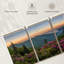 Ensemble de 3 pièces vue sur toile Blue Ridge Mountains-1597545907