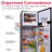 Frigidaire 7.5 Cu. Ft. Retro Refrigerator, Top Mount Apartment Size Fridge -104201523