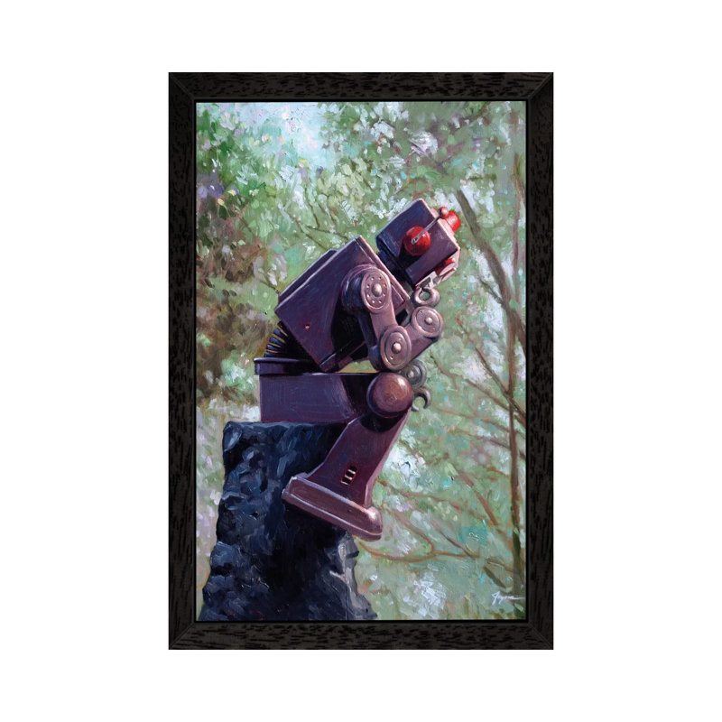 Collator by Eric Joyner - Print on Canvas, Black Floater Framed, 66.04 cm H x 45.72 cm W