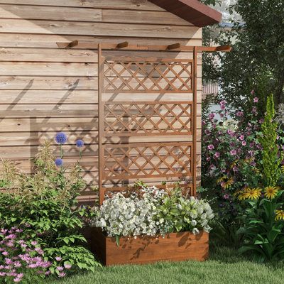 Bruist Wood Planter Box