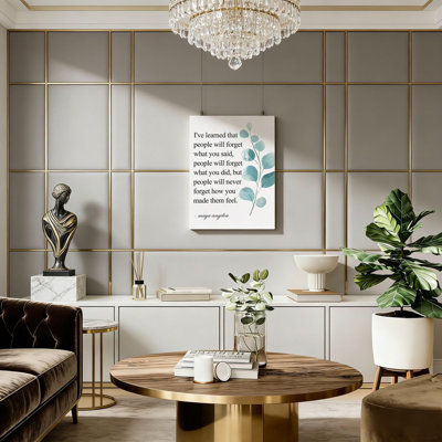 Citation inspirante sur toile noire, impression sur toile, peinture murale, 16 x 24, support en bois massif