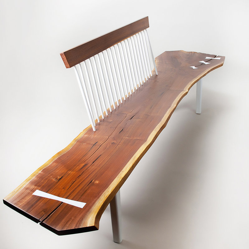 WW Solid Wood Bench