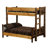 Fireside Lodge Hickory Log Bunk Bed - Double/Single - Ladder Right - Natural-3702295-3621901-3702300