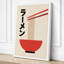 Ramen and Chopsticks Modern - Wrapped Canvas-1566141916-1566141731