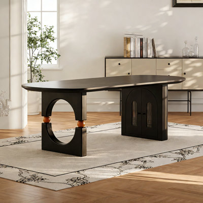 Table de salle à manger de qualité supérieure en bois de frêne massif