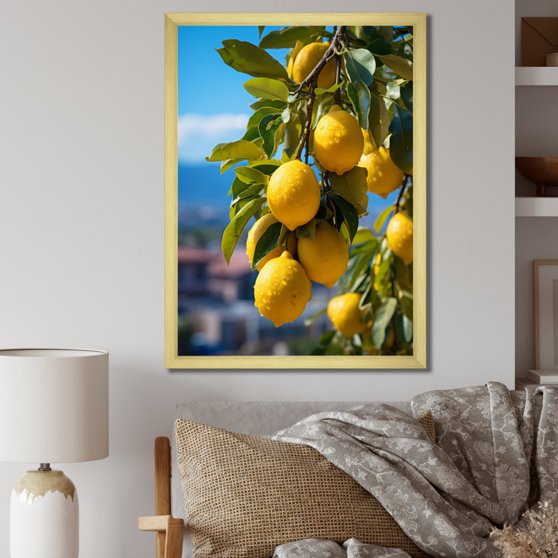 Awalt Italie Sorrento Serenade I sur impression sur toile, H 32 po x l 24 po x P 1 po, Encadrement doré