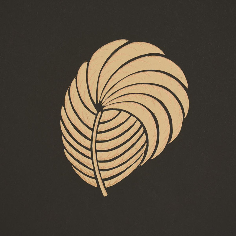 Papier peint Royal Plume, Noir