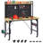 48" Multifunctional Heavy-Duty Workbench  With Pegboard