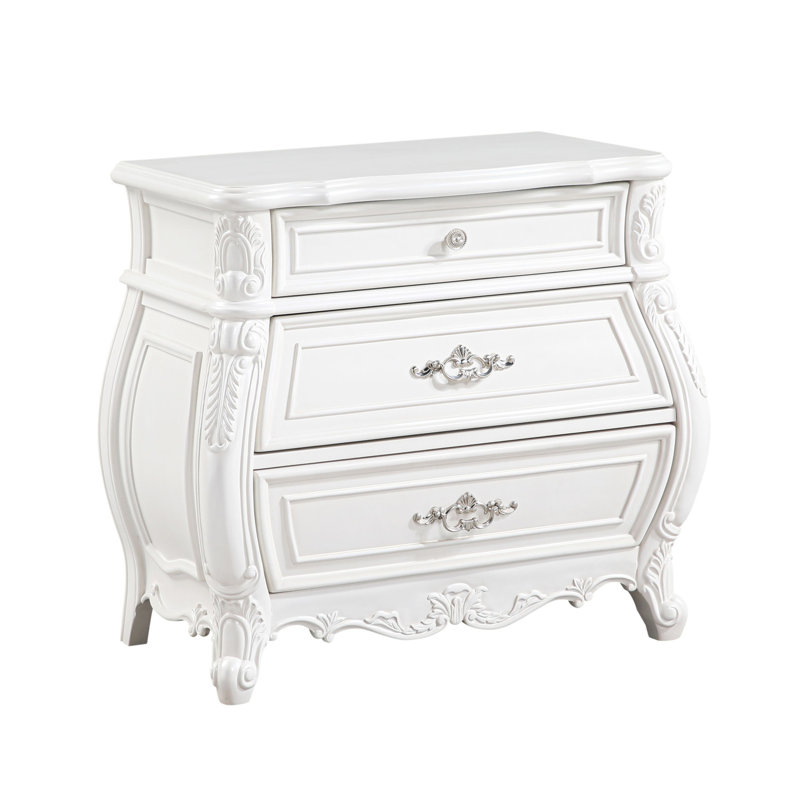 Table de chevet 3 tiroirs Opulence