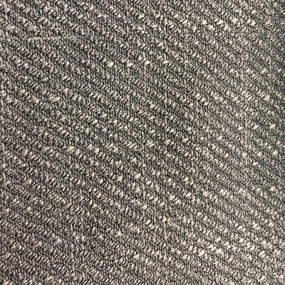 Raider Fabric | Solid Textured Linen Look Fabric | Color Charcoal