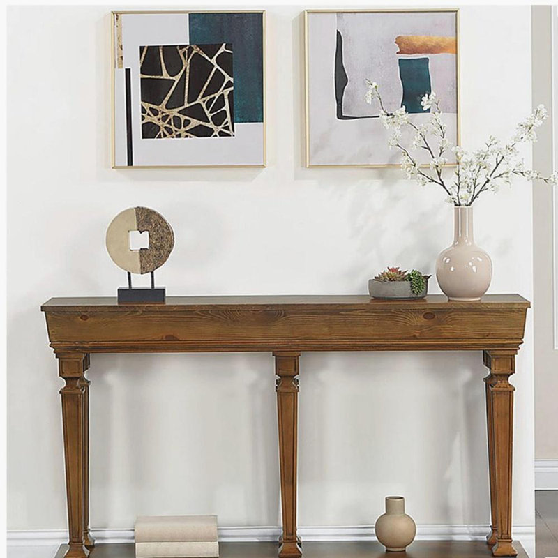 Console Table with Bottom Shelf
