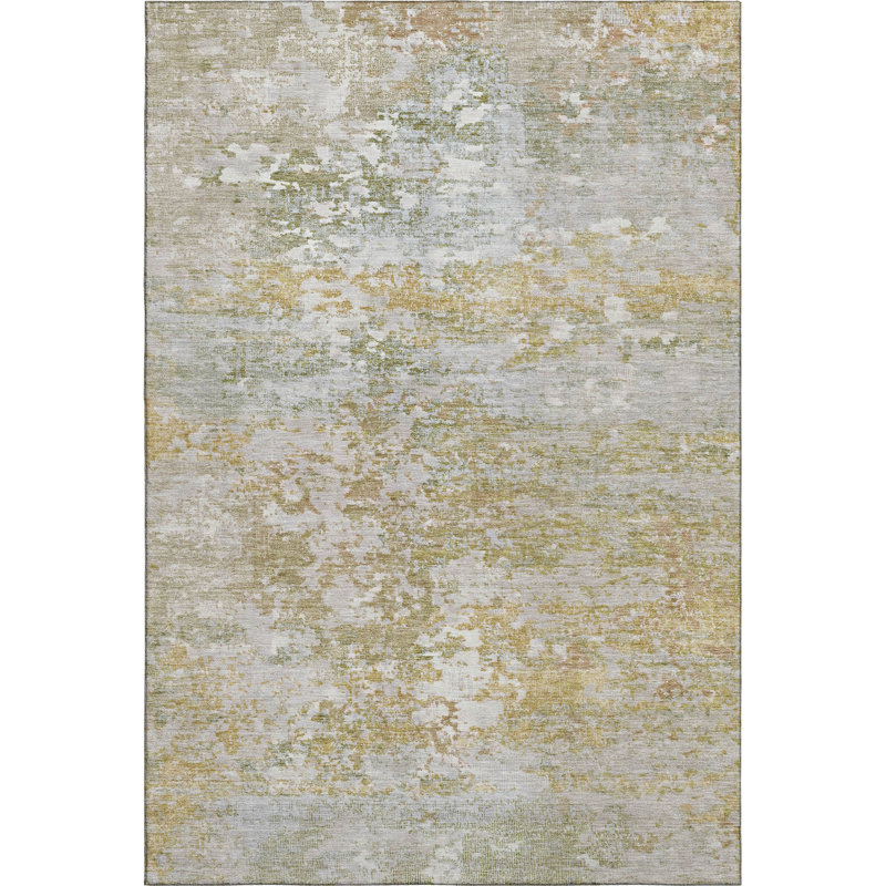 Premium Machine Washable Ashington AMF1830 Modern Rug, Rectangle 10' x 14'