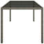 Castora Rectangular Metal Outdoor Dining Table , cm W 100cm cm D-364378745