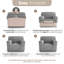 Housse extensible pour fauteuil avec accoudoirs pour animaux de compagnie - Housse de protection pour meuble lavable-1115903123