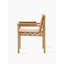 Oda Outdoor Teak Dining Armchair-1962237764