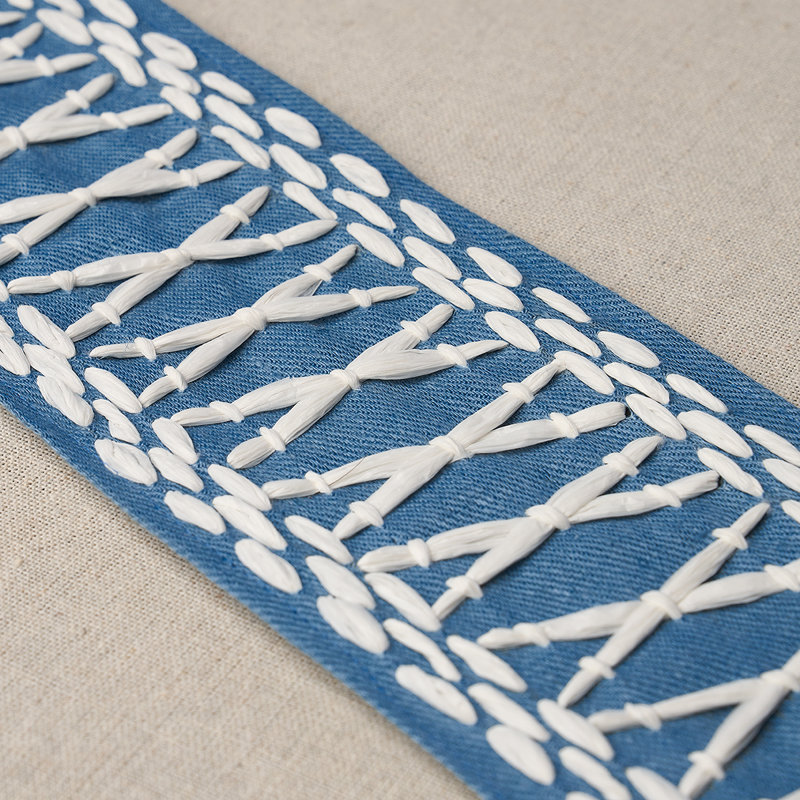Schumacher x Mary McDonald Tikki Tape, Blue