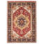 Tapis rouge foncé Serapi Heritage 4 pi 2 po x 6 pi 0 po