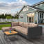 Indoor/Outdoor Sectional Sofa Replacement Cushions Set, 5 Inch-357211293