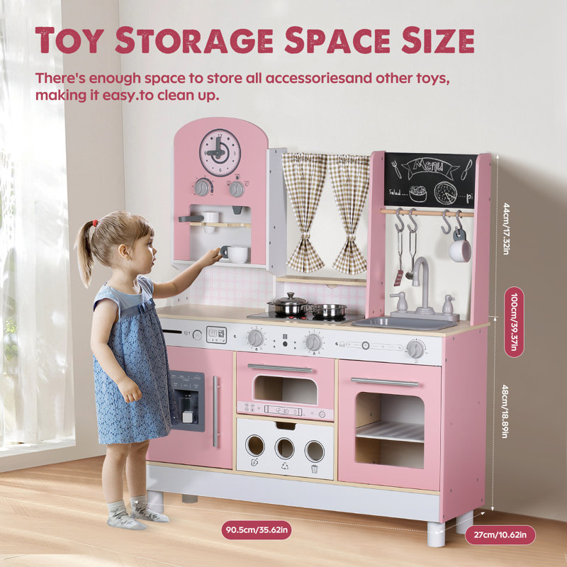Ensembles de cuisine Edubebo Play - rose, Pink