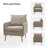 Werner 27.3" W Polyester Armchair-2106554056