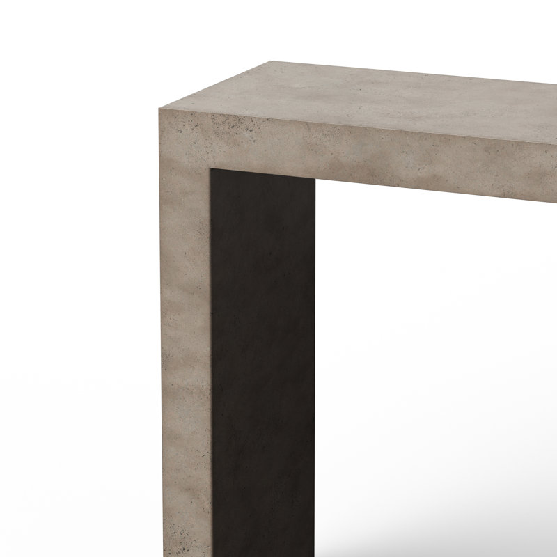 Mixx 55'' W Console Table, Dark Gray