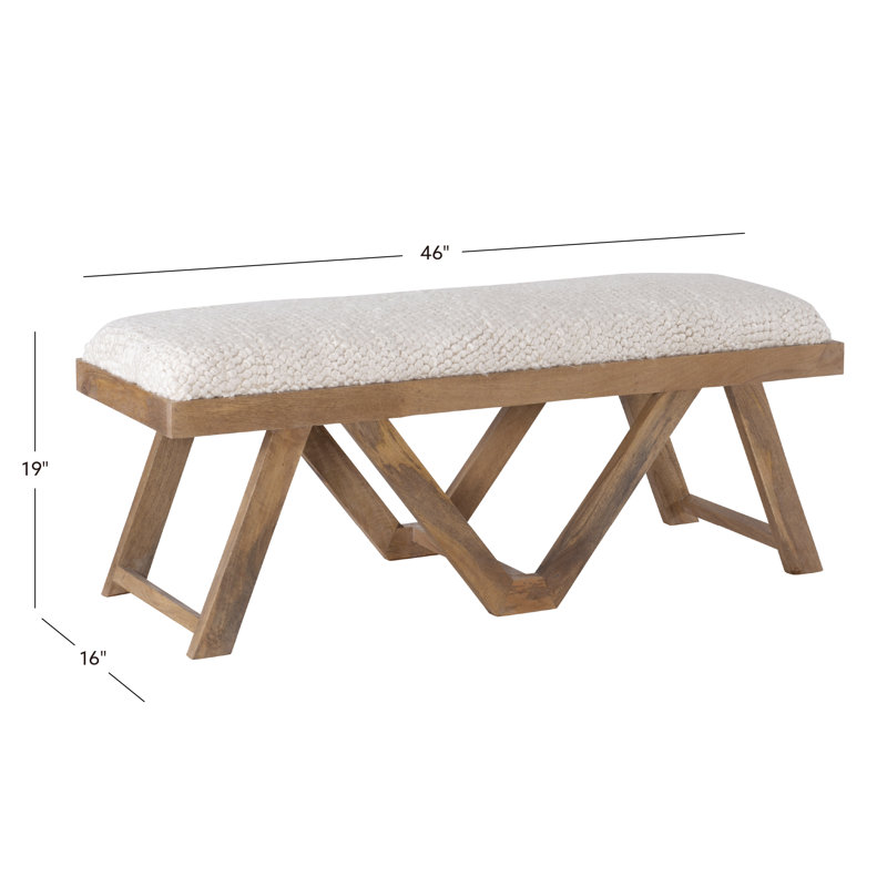 Felicity Loachapoka Upholstered Bench | Stylish Seating