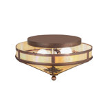 Rustic Lodge 2 - Light Semi Flush Mount