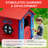 Marvel Spider-Man Plastic Indoor/Outdoor Playhouse With Easy Assembly By Delta Children, Blue/Red