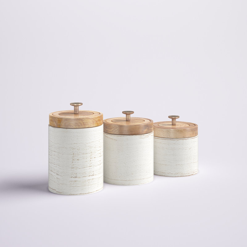 Terracotta Canister - Set of 3