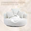 Chenille Bean Bag Chair-468081559
