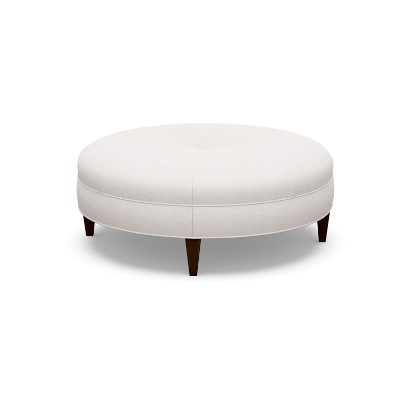 Round Ottoman, Walnut, 9637-49
