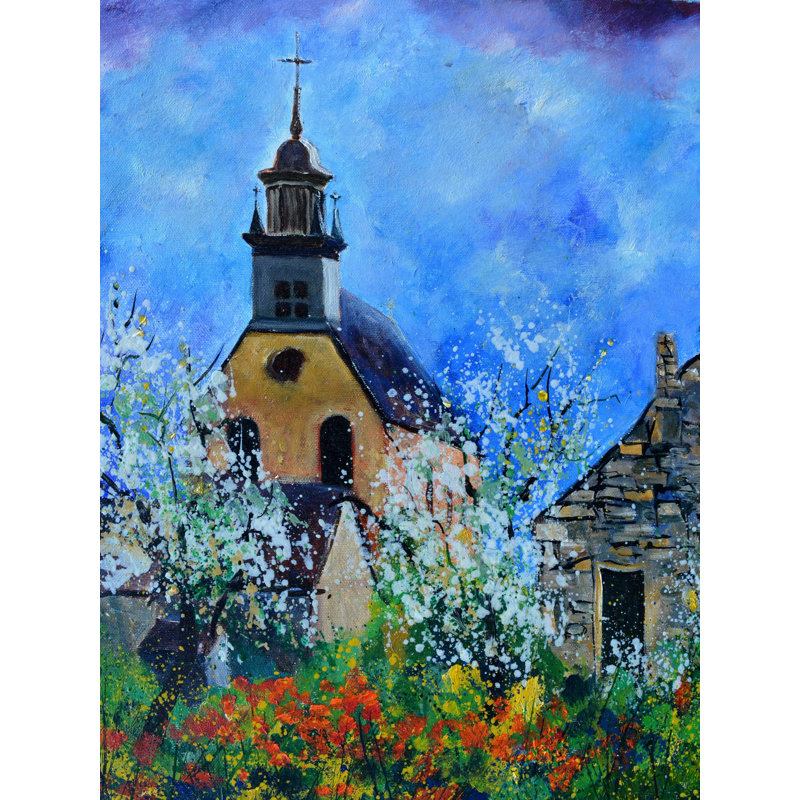 Spring In Foy Print by Pol Ledent, 32" H x 24" W, Wrapped Canvas