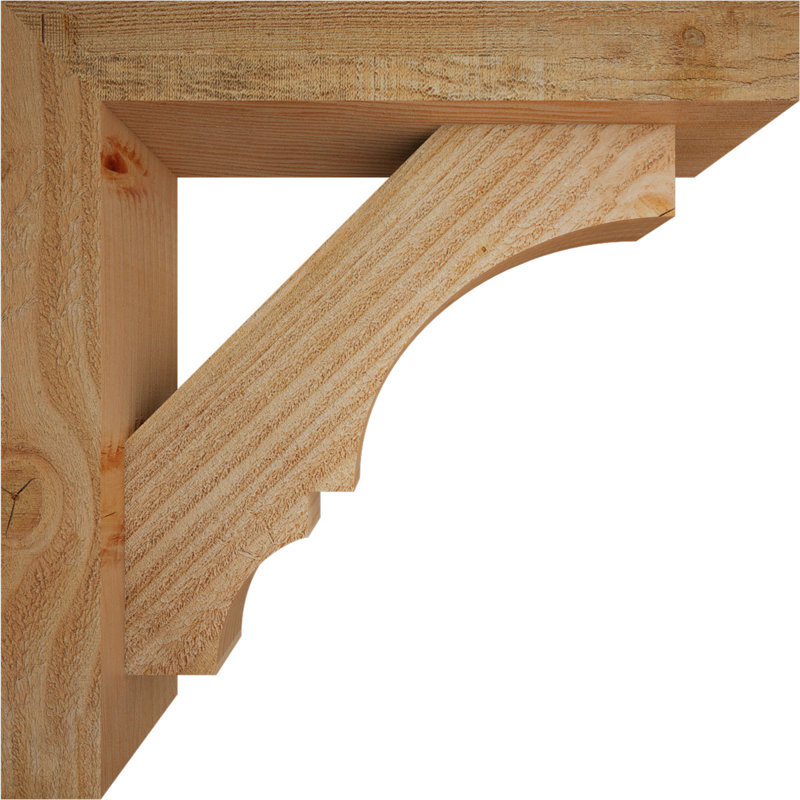 Support de bloc Balboa avec entretoise décalée, 16 x 16, Sapin Douglas de l 4 po (scié brut)
