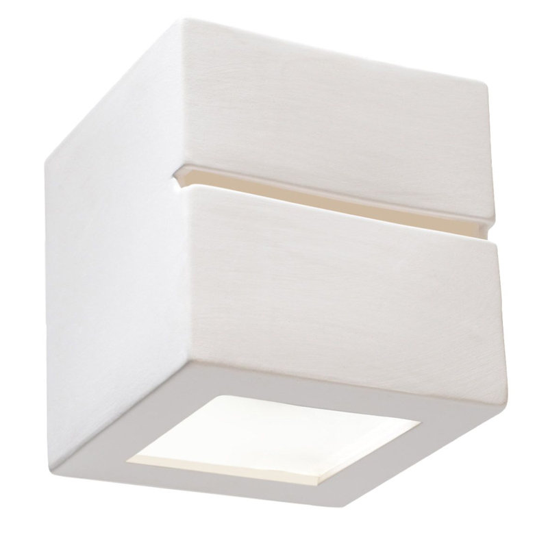 Ceramic Flush Mounted Sconce