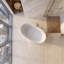 Baignoire de trempage autoportante de 64 po x 33 po Knightsbrook