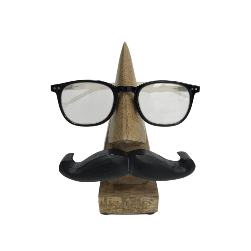 Porte-verres His Eye - Moustache noire naturelle