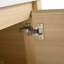 Meuble-lavabo mural 30 po avec lavabo d'art en céramique et 2 portes à fermeture en douceur, emballage KD, contreplaqué