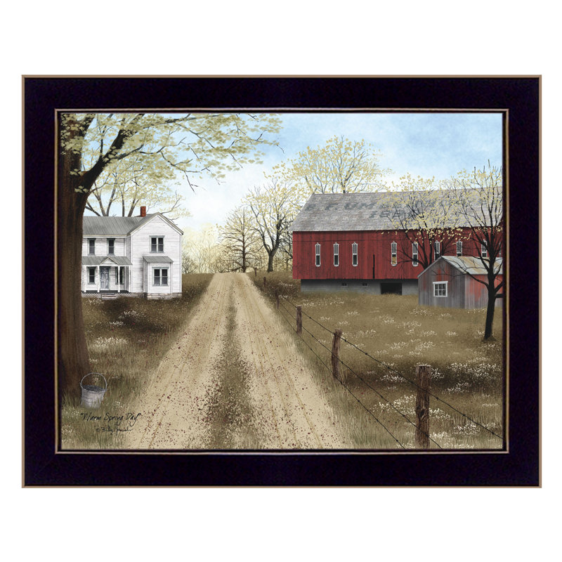 « chaude spring day », reproduction encadrée