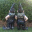 Ensemble de statue de motard 2 pièces Born-to-Ride Gnomes
